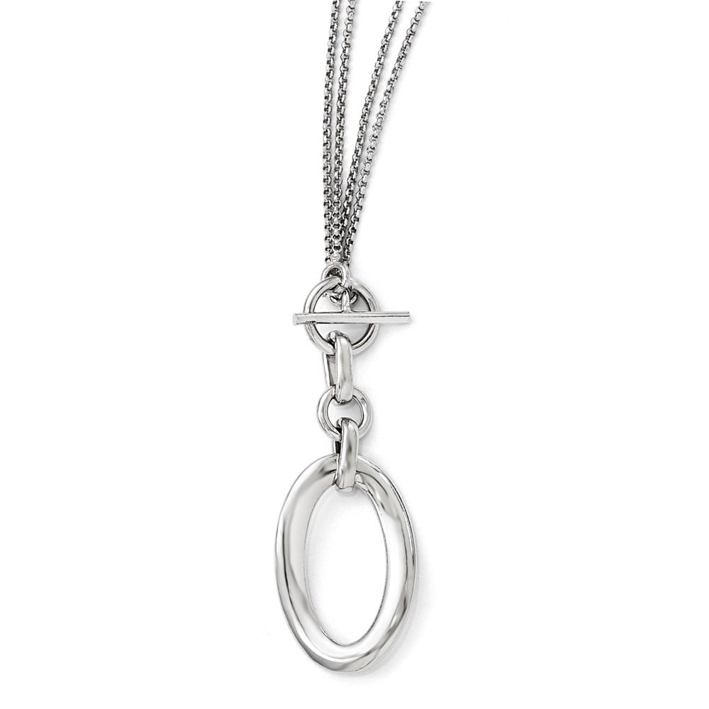 Sterling Silver Fancy Jewelry Pendants /& Charms 11 mm 45 mm Leslies Scrunch Pendant