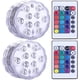 thumbnail image 1 of Luces LED sumergibles impermeables con control remoto dual para piscinas, acuarios, jarrones y decoración, ideales para fiestas de Halloween, 1 of 8