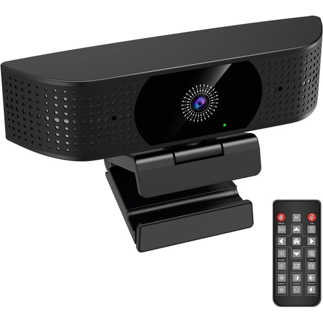 Caméra Web 2K HD avec Reconnaissance Hello à Fenêtres Infrarouges, Caméra d'Ordinateur, Couvercle de Confidentialité, Microphones à Réduction de Bruit, Caméra Web pour Portable pour Vidéoconférence, Diffusion en Direct, Diffusion en Continu, Apprentissage en Ligne