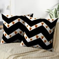thumbnail image 3 of LALILO Throw Pillow Covers Zigzag Chevron Heart Art Backdrop Blue Cushion Cover 18" x 18", 4480 Pack, 3 of 6