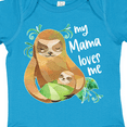 thumbnail image 3 of Inktastic My Mama Loves Me Cute Sloth and Baby Boys or Girls Baby Bodysuit, 3 of 4