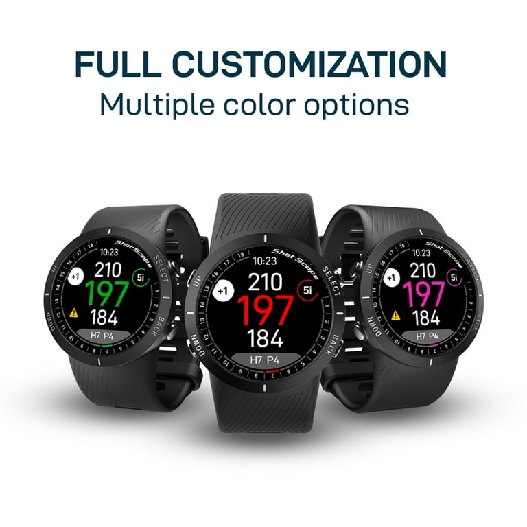 Shot Scope V5 Black Golf GPS Watch with Rangefinder Distance Shot Scope V5 Black Golf GPS Watch with Rangefinder Distance