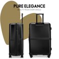thumbnail image 2 of ELLE Expedition 3-Piece Expandable Polycarbonate Hardside Spinner Luggage Set, Black, 2 of 12