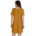 thumbnail image 5 of Inkmeso Swing Dress With Pockets Summer Cotton Tunic Tshirt Dress For Women, 5 of 7