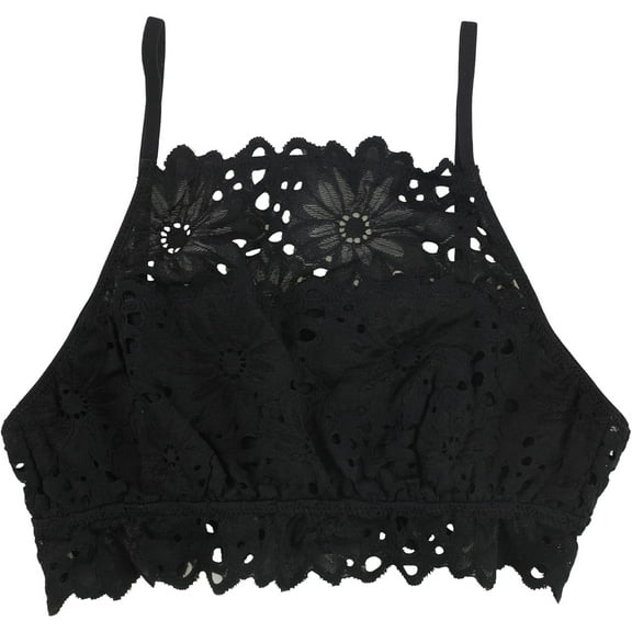 American Eagle Womens Lace Bralette, Black, X-Small