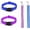 Blue, variant on 4 Pieces Goat Lead and Goat Collars Set, Nylon 11 inch Sheep Lead with Reflective Strip Design and Nylon Goat Collar for Small Farm Animal Goat Cow Horse Sheep (Blue)