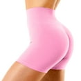thumbnail image 4 of adviicd Womens Swim Bottoms Swim Bottoms for Women High Waisted Swim Bottoms Tummy Control Bathing Suit Bottom Boy Shorts (Pink,S), 4 of 5