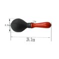 thumbnail image 3 of Percussion Maracas Pair of Shakers Rattles Sand Hammer Percussion Instrument with ABS Plastic Shells and Wooden Handles for Live Performance and Recording Sessions, 3 of 4