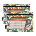 thumbnail image 5 of FORMRS 2 Pack Pencil Pouch for 3 Ring Binder with Clear Window Zipper Case, Colorful Flowers Pattern, 5 of 6