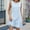 Sky Blue, variant on FRSASU Women's Sleeveless Summer Dresses Tie Back Sundress Crewneck Tank Dress Beach Swimsuit Cover up Vacation Outfits White