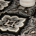 thumbnail image 5 of Superior Crawford Modern Medallion Indoor Runner Rug, 2' 7" x 10', Black, 5 of 8