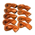 thumbnail image 4 of Decodeary 9 Pcs Couvre-Têtes de Golf en Fer Accessoires de Protection Orange 17x7x1.2cm, 4 of 6