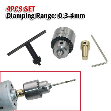 

Jt0 Micro Motor Drill Chuck Clamping Range 0.3-4mm Electric Motor Shaft 3.17mm