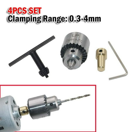 

Ana JT0 Micro Motor Drill Chuck Clamping Range 0.3-4mm Electric Motor Shaft 3.17mm