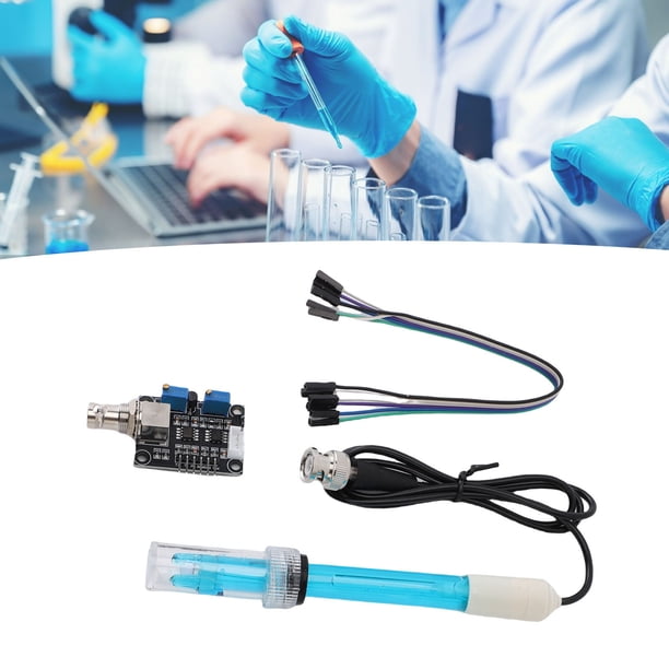 Sonda De Electrodo Del Módulo Del Sensor De Detección De PH, Lecturas Precisas Kit De Sonda Del Módulo De PH De Respuesta Rápida Para Manualidades