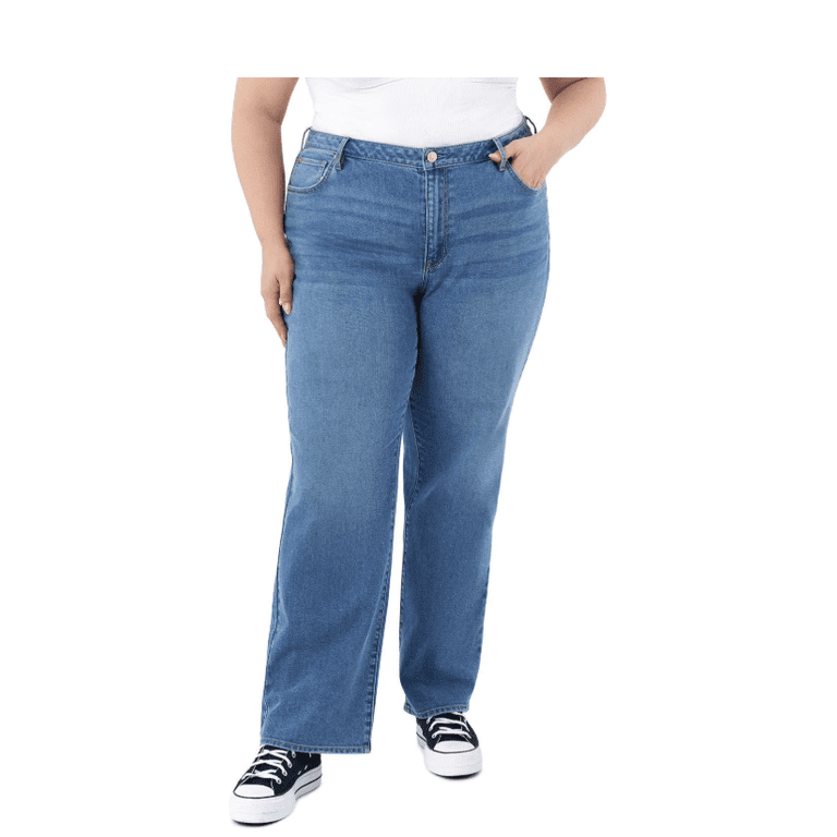 Seven7 Women's Loose Straight Jean - Walmart.com