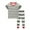 Grey, variant on Jiilone Toddler Boys Outfits Sets Graphic Cartoon Summer T Shirts   Striped Pants Cute Elastic Waist 2 Piece Soft Boys Playwear Sportswear