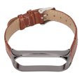 thumbnail image 1 of Quick Release Leather Watch Bands Leather Watch Strap Leather Wrist Watch Band Leather Bands For  Mi Band 6 Watch Strap For  Mi Band 5 Quick Release Leather Watch Bands Bamboo, 1 of 8