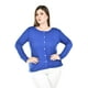 thumbnail image 1 of Blusa con espalda de encaje Roman Fashion / Tallas Extras, 1552 (Azul rey) azul 42, 1 of 5