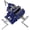 Blue, variant on 9L Manual Oil Extractor Pump for Automotive Fluids - White+Black Plastic Fluid Evacuator for Engine, Transmission, Brake Fluid Removal