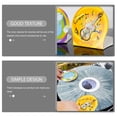 thumbnail image 2 of Vinyl Record Cleaner Handler Mitt Yellow 2Pcs 7.1x3.5x0.04In For Record Lovers, 2 of 8
