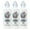 White, variant on Tulip Dimensional Fabric Slick Paint White 4 fl oz 3 pack Combo
