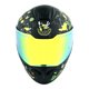 thumbnail image 4 of Casco Bkr Valkyria Negro Mate Mad Lucas Mica Naranja Cerrado negro XL, 4 of 6