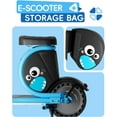 thumbnail image 6 of Hiboy Blue JoyHaul E-Scooter - 100W Brushless Motor & 56.16Wh Battery for Kids 4-10 years | LED Lights, Safety Brake, Under-Seat Storage, 6 of 8