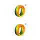 thumbnail image 3 of Qarigey Moda Punk luminoso que brilla en la oscuridad banda de boda anillos fluorescentes para mujeres joyería hombres regalo Type1 NO1, 3 of 6