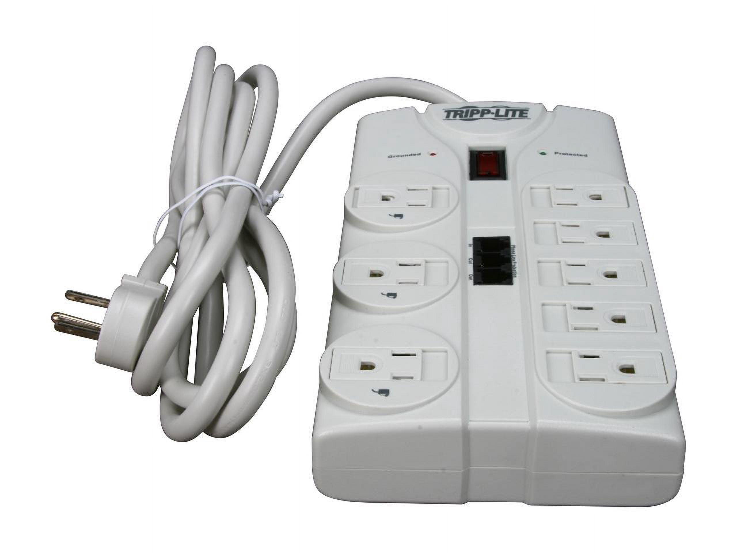 Tripp Lite TLP808TEL 8 Outlets 2160 Joules 8' Cord Protect It! Surge Suppressor
