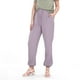 thumbnail image 3 of Pantalones de pijama para mujer resistentes a las arrugas: cintura elástica, corte estilizado, ropa informal para casa con bolsillos, tejido crepé, tallas M-XXL., 3 of 7