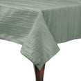 thumbnail image 1 of Ultimate Textile (3 Pack) Crinkle Taffeta - Delano 50 x 144-Inch Rectangular Tablecloth - for Party, Wedding, Home Dining, Hotel and Catering use, Platinum Dark Grey, 1 of 3
