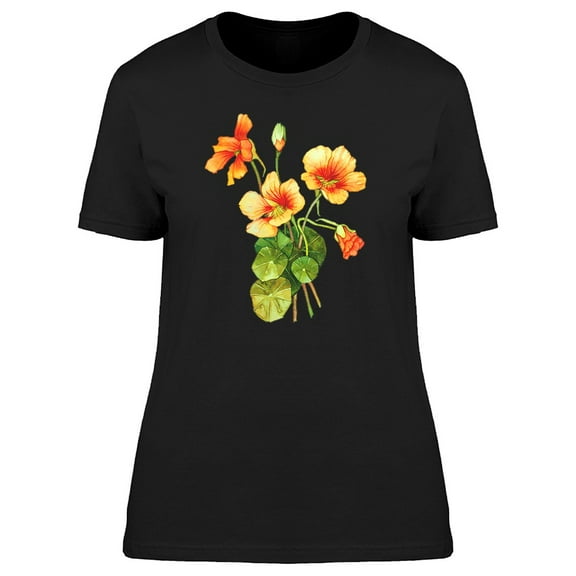 Cool Flower Nasturtium Flower Tee Women's -Image by Shutterstock