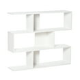thumbnail image 1 of HOMCOM Bibliothèque Polyvalente à 3 Étagères, Support en Bois, Rangement pour Bureau à Domicile, Blanc, 1 of 10