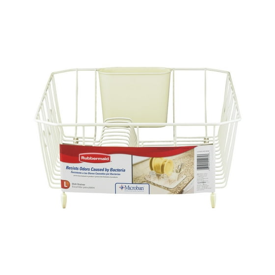 Rubbermaid Dish Drainer L Bisque, 1.0 CT
