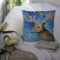 thumbnail image 3 of Carolines Treasures JMK1206PW1414 Reindeer Canvas Fabric Decorative Pillow  14Hx14W multicolor, 3 of 4