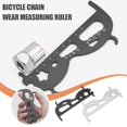 Clearance! Bicycle Chain Wear Measuring Ruler Ruler Caliper Testing