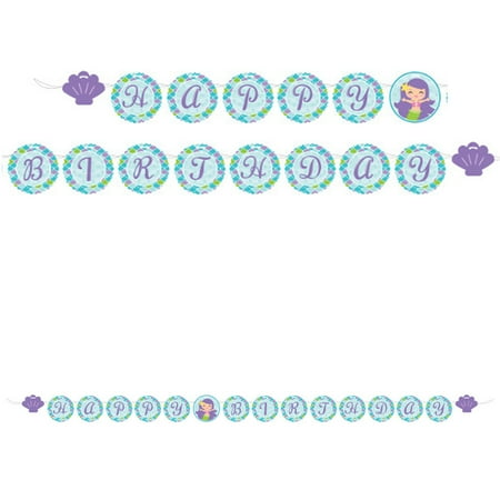 Mermaid Friends Ribbon Banner