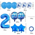 thumbnail image 2 of Set de globos para fiesta HAUCIAJEIN 32" azul para 2.º cumpleaños, 2 of 5