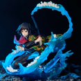 thumbnail image 4 of Figura de Demon Slayer de Anime, juguetes de modelos coleccionables de PVC, Tomioka Giyuu de respiración de agua, 17cm, regalo para niños, 4 of 4