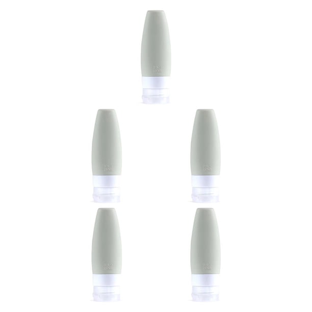 Dispensador de viaje Injueey Botella de Artículos de tocador Tubo exprimidor vacío Verde 90ML