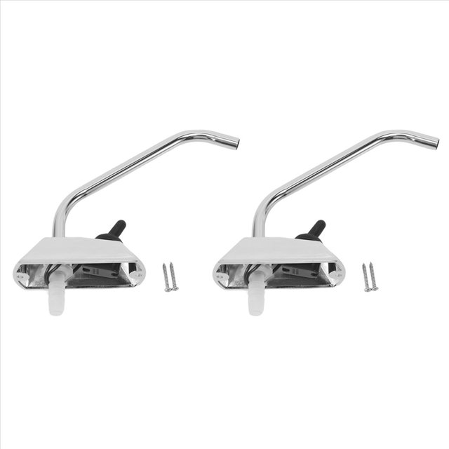 2X RV Marine Kitchen Sink WaterTap 12V 360 Degree Rotation Faucet Tap for RV Caravan Accessories,2 x water tap,Silver