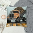 thumbnail image 2 of You Gotta Get It Up Dump Truck Driver Funny Trucker Throw Pillow, 2 of 5
