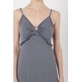 thumbnail image 5 of Miss Lavish London Women Midi Cami Dress Maxi Fit-and-Flare Shift Boho Style Summer Dresses, 119-Slate Grey - X-Small, 5 of 7