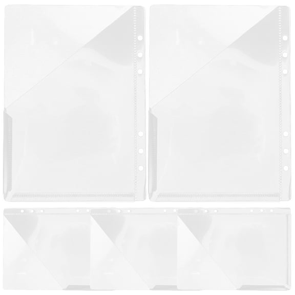 unbranded 5 Pcs Heavy Duty Folders with Pockets Protectors Inner