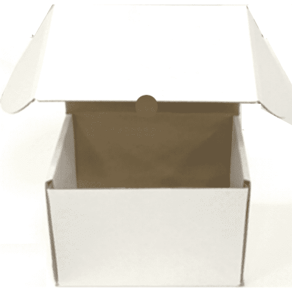 9X4X4 Shipping Boxes, 25 Pack Corrugated Cardboard Mailer Box for Packing and Mailing, White