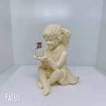 thumbnail image 2 of Estatuas grandes para niños de jardín, tarro de luciérnaga iluminado con energía solar, decoración artística para jardín de niñas, regalos de adorno para interiores y exteriores, 7,5 pulgada, 2 of 5