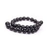 Round - Shaped Black Agate Beads Semi Precious Gemstones Size: 10x10mm Crystal Energy Stone Healing Power for Jewelry Making