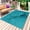 Aqua, variant on Sage Green Marble Outdoor Rug 3x5 Ft - Reversible Patio Rug Outdoor Camping Rugs, Modern Abstract Art Ink Painting Washable Indoor Outdoor Area Rugs, Non-Slip Outdoor Carpet Runner for Deck/Porch