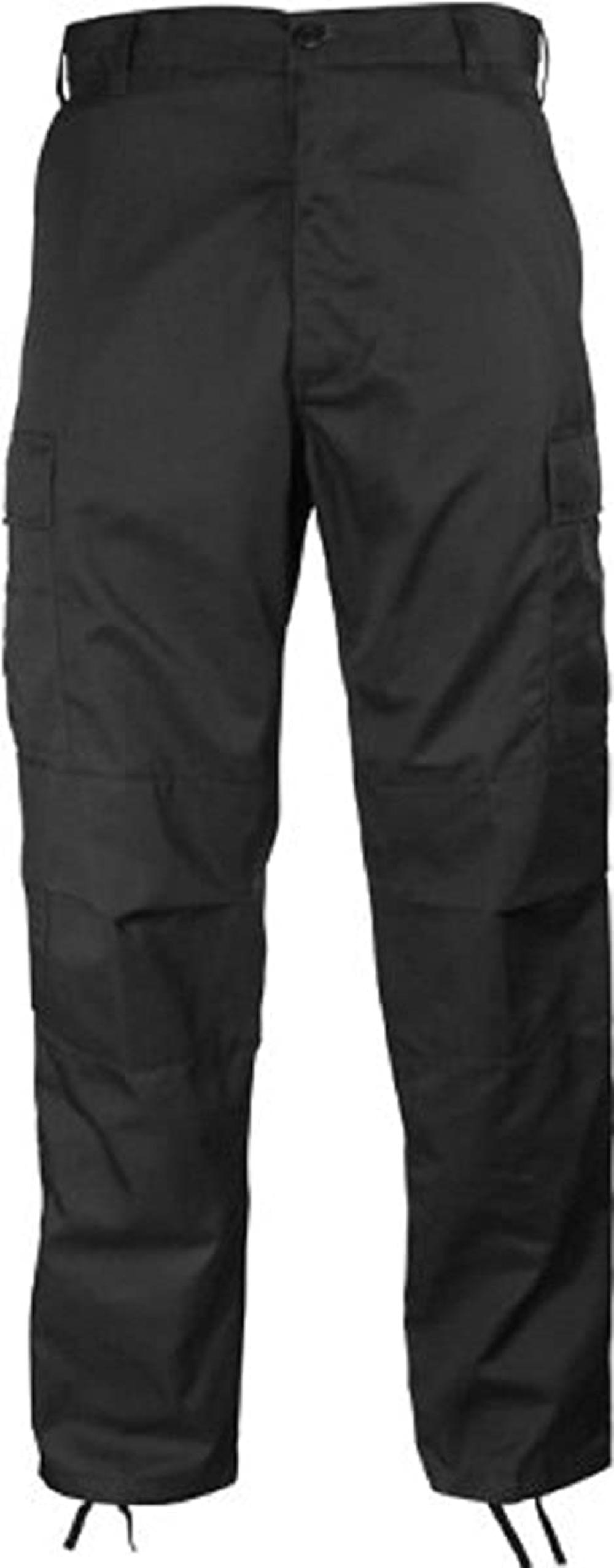 Army Cargo Fatigues Black, Size 2X-Large Military BDU Pants